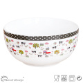 13.5cm Diseño del corazón Nueva Bone China Rice Bowl